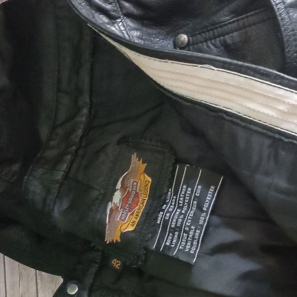Harley Davidson mens leather pants size 42